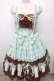 画像1: Angelic Pretty / Chess Chocolateジャボ付ジャンパースカート  ミント S-26-03-04-054-AP-OP-HR-ZS (1)
