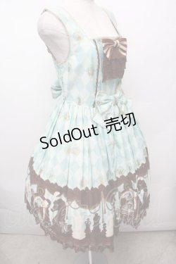 画像3: Angelic Pretty / Chess Chocolateジャボ付ジャンパースカート  ミント S-26-03-04-054-AP-OP-HR-ZS