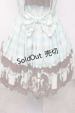 画像5: Angelic Pretty / Chess Chocolateジャボ付ジャンパースカート  ミント S-26-03-04-054-AP-OP-HR-ZS