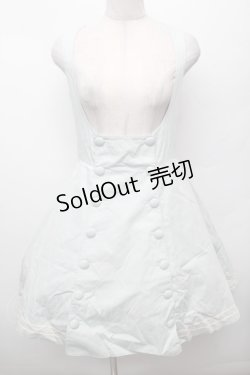 画像1: Victorian maiden / ダブルボタンジャンパースカート  ミント S-26-03-04-055-CL-OP-TE-ZS