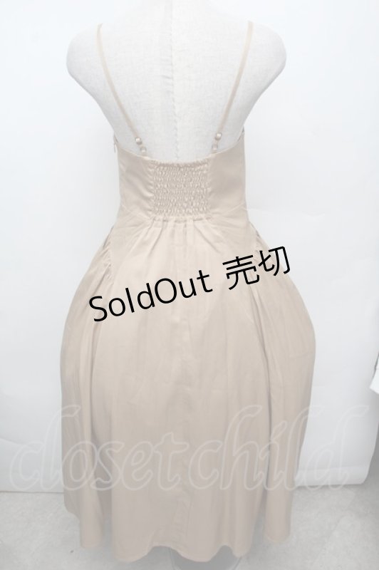 画像2: an another angelus / サイドギャザーキャミワンピース F ベージュ S-26-03-04-057-CA-TO-TE-ZS (2)