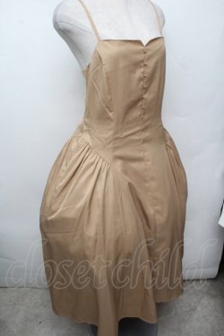 画像3: an another angelus / サイドギャザーキャミワンピース F ベージュ S-26-03-04-057-CA-TO-TE-ZS