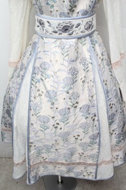 画像5: 星箱works / 彩花磁　 ロングワンピース  オフｘブルー S-26-03-04-058-PU-OP-AS-ZS