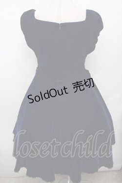 画像2: ATELIER PIERROT / Adenophoraベロアドレス 1 ネイビー S-26-03-04-059-EL-OP-TE-ZS