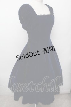 画像3: ATELIER PIERROT / Adenophoraベロアドレス 1 ネイビー S-26-03-04-059-EL-OP-TE-ZS