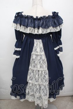 画像2: ALICE and the PIRATES / コーディリアワンピース  ネイビー S-26-03-04-060-PA-OP-HR-ZS