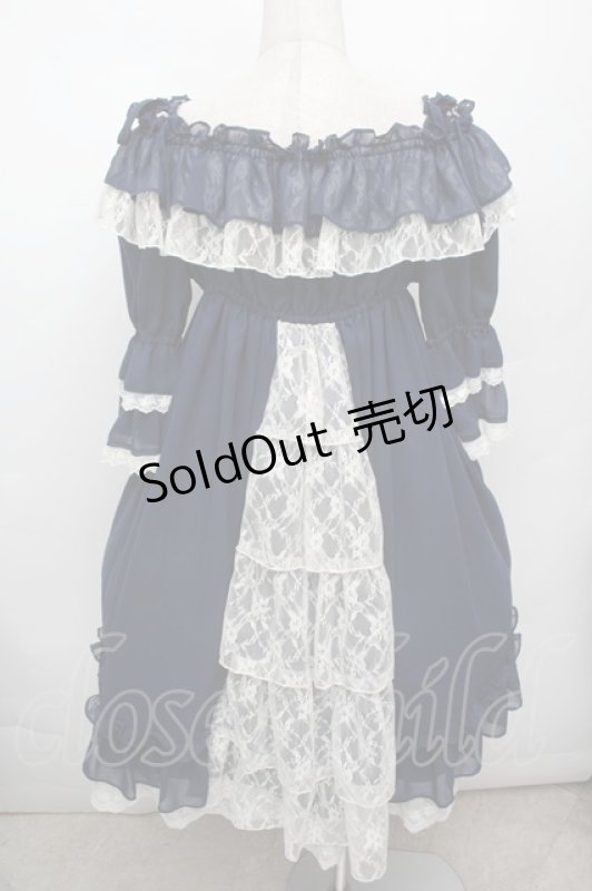 画像2: ALICE and the PIRATES / コーディリアワンピース  ネイビー S-26-03-04-060-PA-OP-HR-ZY (2)