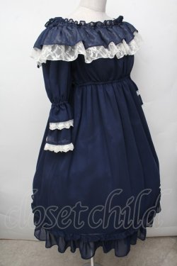 画像3: ALICE and the PIRATES / コーディリアワンピース  ネイビー S-26-03-04-060-PA-OP-HR-ZS