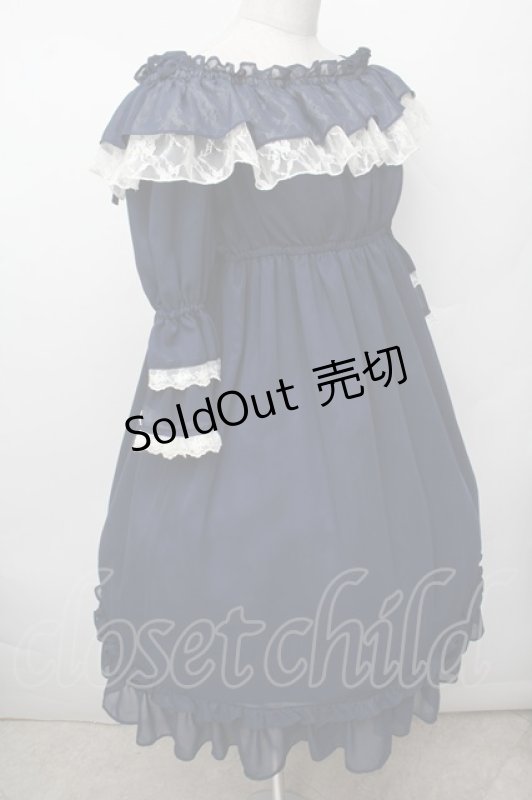 画像3: ALICE and the PIRATES / コーディリアワンピース  ネイビー S-26-03-04-060-PA-OP-HR-ZY (3)