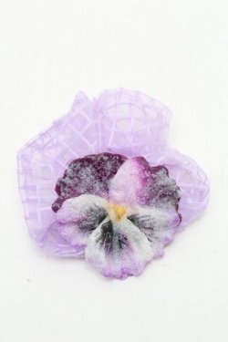 画像1: LOLITA / お砂糖すみれシュシュ  ラベンダー S-26-03-04-008-LO-ZA-AS-ZS