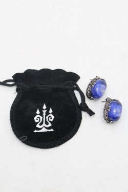 画像4: Moi-meme-Moitie / ローズカボションピアス  サファイアローズ S-26-03-04-001-MO-AC-HR-ZS