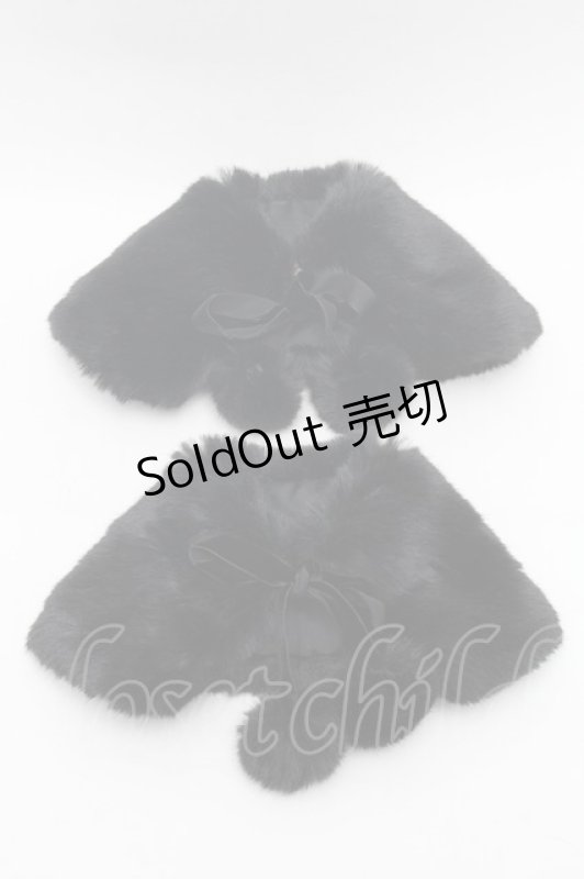 画像1: Angelic Pretty / Girlyファーアンクルカバー  黒 S-26-03-04-015-AP-ZA-HR-ZS (1)