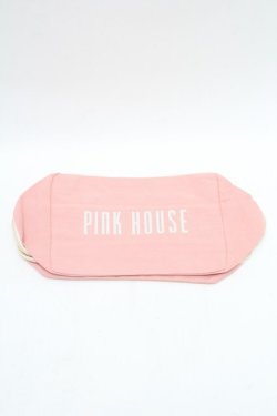 画像1: PINK HOUSE / ロゴポーチ  ピンク S-26-03-04-017-LO-ZA-HR-ZS