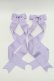 画像1: LOTUS ribbon / ツインテールリボンバレッタ  ラベンダー S-26-03-04-018-EL-ZA-AS-ZS (1)