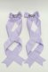画像2: LOTUS ribbon / ツインテールリボンバレッタ  ラベンダー S-26-03-04-018-EL-ZA-AS-ZS (2)