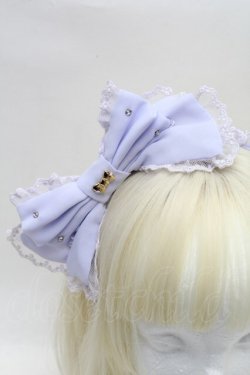 画像2: Angelic Pretty / ななめシフォンカチューシャ  ラベンダー S-26-03-04-022-AP-AC-HR-ZS