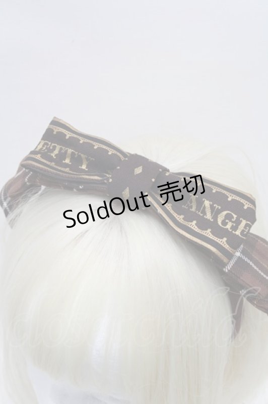 画像2: Angelic Pretty / Loyal Rosetteカチューシャ  ブラウン S-26-03-04-024-AP-OP-HR-ZS (2)