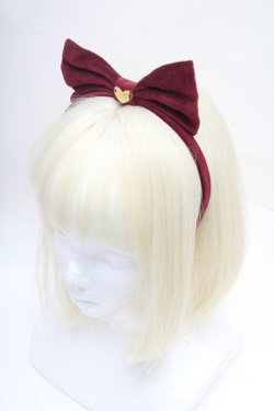 画像1: MILK / Snow White カチューシャ  ワイン S-26-03-04-027-ML-AC-HR-ZS