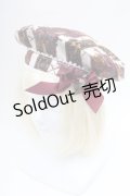 ALICE and the PIRATES / St.Lily Wolf〜狼騎士と百合の誓い〜柄ベレー帽  ワイン S-26-03-04-036-PA-AC-AS-ZS