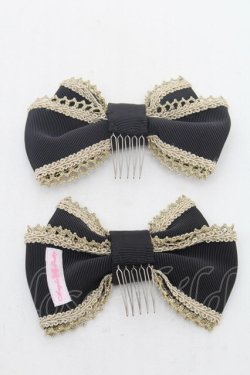 画像2: Angelic Pretty / British Starコーム  黒 S-26-03-04-003-AP-AC-AS-ZS