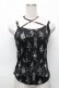 画像1: Emily Temple cute / プリントキャミソール  黒ｘ白 S-26-03-06-001-ET-TO-AS-ZS (1)