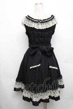 画像2: Innocent World / Wボタンフレアージャンパースカート M 黒 S-26-03-06-029-IW-OP-AS-ZS