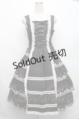 Innocent World / リバイバル エルダジャンパースカート M 黒 S-26-03-06-031-IW-OP-AS-ZS