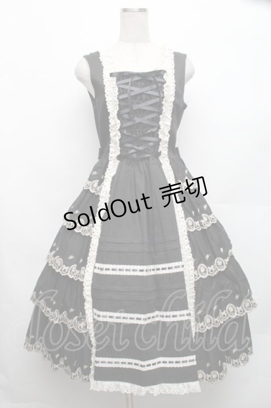 画像1: Innocent World / リバイバル エルダジャンパースカート M 黒 S-26-03-06-031-IW-OP-AS-ZS (1)