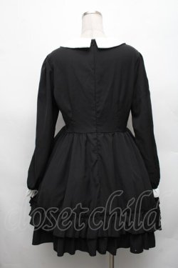 画像2: MARBLE / 衿付きバイカラーワンピース XL 黒ｘ白 S-26-03-06-034-GO-TO-HR-ZS