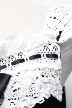 画像5: BABY,THE STARS SHINE BRIGHT / エリザベスジャンパースカート  黒ｘ白 S-26-03-06-036-BA-OP-HR-ZS