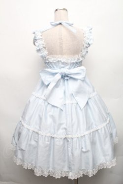 画像2: BABY,THE STARS SHINE BRIGHT / シャーリングベビードールジャンパースカート（2022年）  サックス S-26-03-06-037-BA-OP-AS-ZS