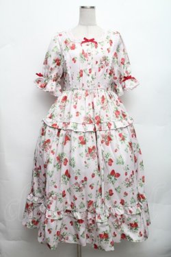 画像1: axes femme kawaii / クラシックベリーワンピース  ピンク S-26-03-06-041-AX-OP-AS-ZS