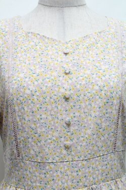 画像3: evelyn / 肩フリル花柄ワンピース  ピンク S-26-03-06-043-LO-OP-HR-ZS