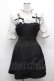 画像1: Rojita / ハートドットレースアップ半袖ワンピース  黒ｘオフ S-26-03-06-045-LO-OP-HR-ZS (1)