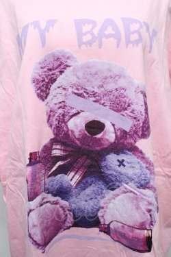 画像3: Amilige / Baby Bear BIG Tシャツ  ピンク S-26-03-06-005-PU-TS-HR-ZS