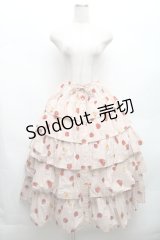 PINK HOUSE / いちごプリントスカート  ピンク S-26-03-06-051-LO-SK-AS-ZS