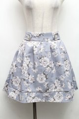 evelyn / フラワービジュータックスカート  グレー S-26-03-06-052-LO-PA-HR-ZS