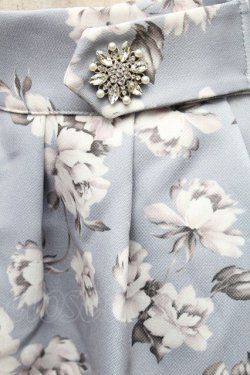 画像3: evelyn / フラワービジュータックスカート  グレー S-26-03-06-052-LO-PA-HR-ZS