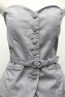 画像3: an another angelus / ビスチェセットアップ F グレー S-26-03-06-055-CA-OP-TE-ZS