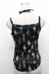 画像2: Emily Temple cute / プリントキャミソール  黒ｘ白 S-26-03-06-001-ET-TO-AS-ZS (2)
