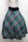 画像1: an another angelus / ビッグチェックフレアースカート F グリーン×ネイビー S-26-03-06-056-CA-SK-TE-ZS (1)