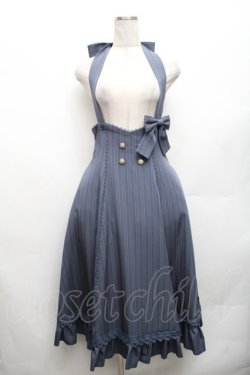 画像1: Forest Wardrobe（海外ロリータブランド） / South of the Forest ホルターネックスカート M ブルー S-26-03-06-058-LO-SK-HR-ZS