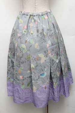 画像2: Franche Lippee / ボーダースカート  サックス S-26-03-06-059-LO-SK-AS-ZS