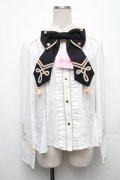 Angelic Pretty / CIRCUS Ribbonブラウス  白ｘ黒 S-26-03-06-007-AP-BL-AS-ZS