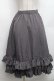 画像1: FLC / 皆方由衣コラボ/ティアードスカート M グレー S-26-03-06-064-LO-SK-AS-ZS (1)