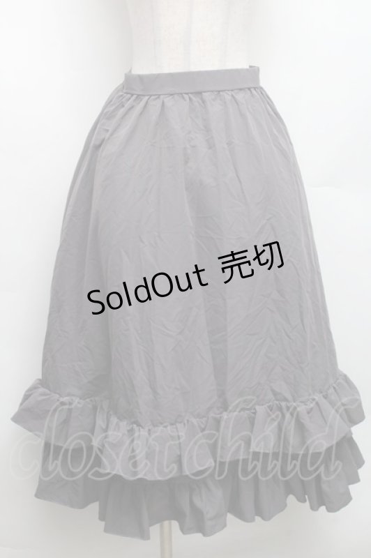 画像1: FLC / 皆方由衣コラボ/ティアードスカート M グレー S-26-03-06-064-LO-SK-AS-ZS (1)