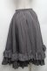 画像2: FLC / 皆方由衣コラボ/ティアードスカート M グレー S-26-03-06-064-LO-SK-AS-ZS (2)