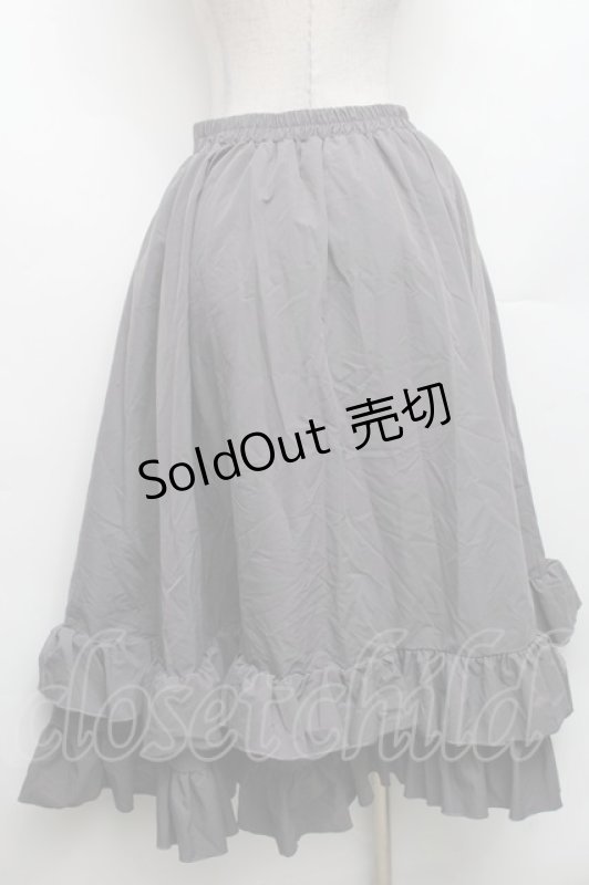 画像2: FLC / 皆方由衣コラボ/ティアードスカート M グレー S-26-03-06-064-LO-SK-AS-ZS (2)