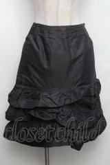 Jane Marple Dans Le Salon / デニムスカート  黒 S-26-03-06-065-JM-SK-AS-ZS