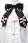 画像4: Angelic Pretty / CIRCUS Ribbonブラウス  白ｘ黒 S-26-03-06-007-AP-BL-AS-ZS (4)